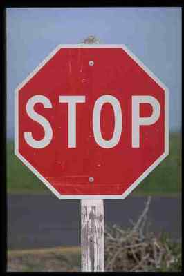 363064 Stop Sign A4 Phot…
