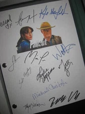 Fallout Signed Pilot TV Script X12 Ella Purnell Walton Goggins Aaron Moten REPNT