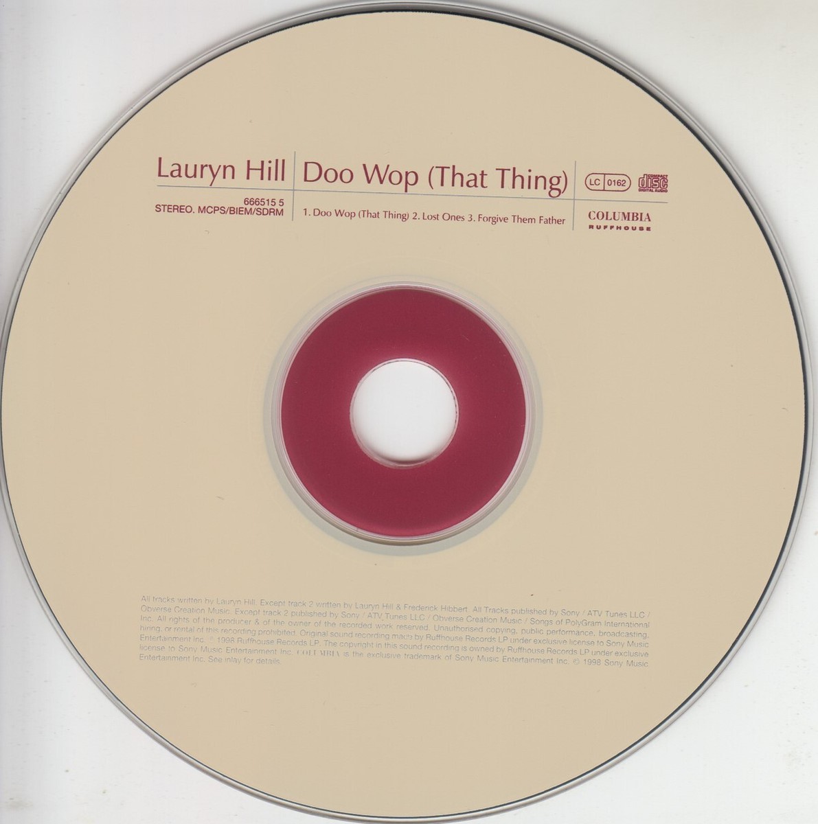 Doo Wop (That Thing) by Lauryn Hill (CD, 1999) for sale