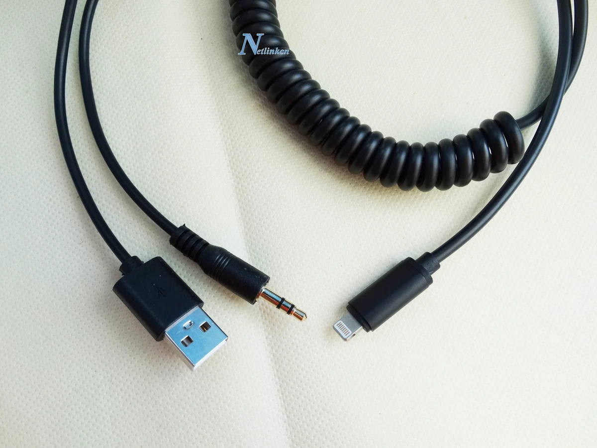 Iphone Connector Usb, Auxiliary Cable For Iphone