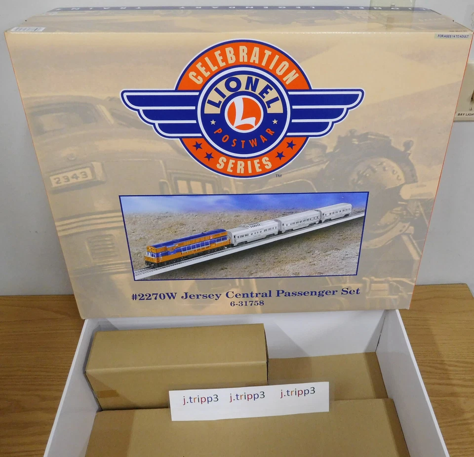 Lionel 6-31758 #2270W Jersey Central Set Box Only Postwar Celebration No Trains - Image 3 of 4