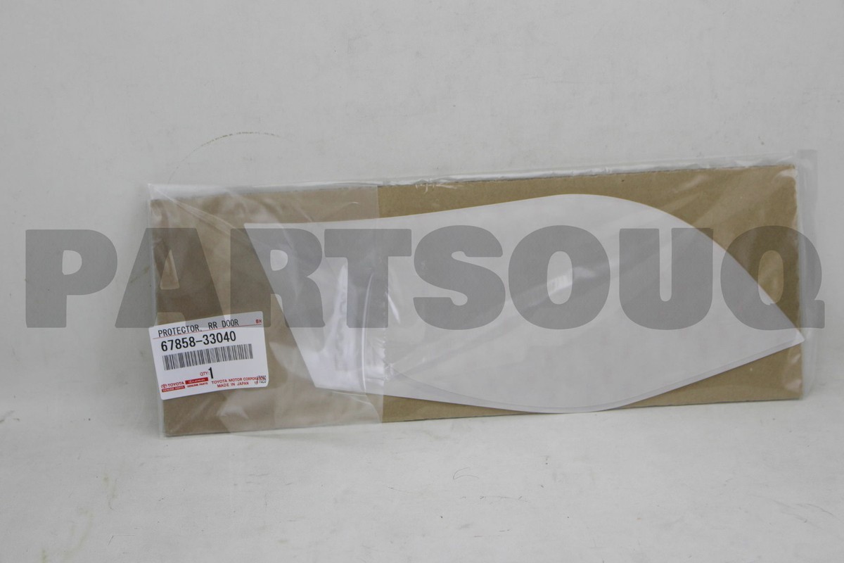 6785833040 Genuine Toyota PROTECTOR, REAR DOOR PANEL, LH 67858