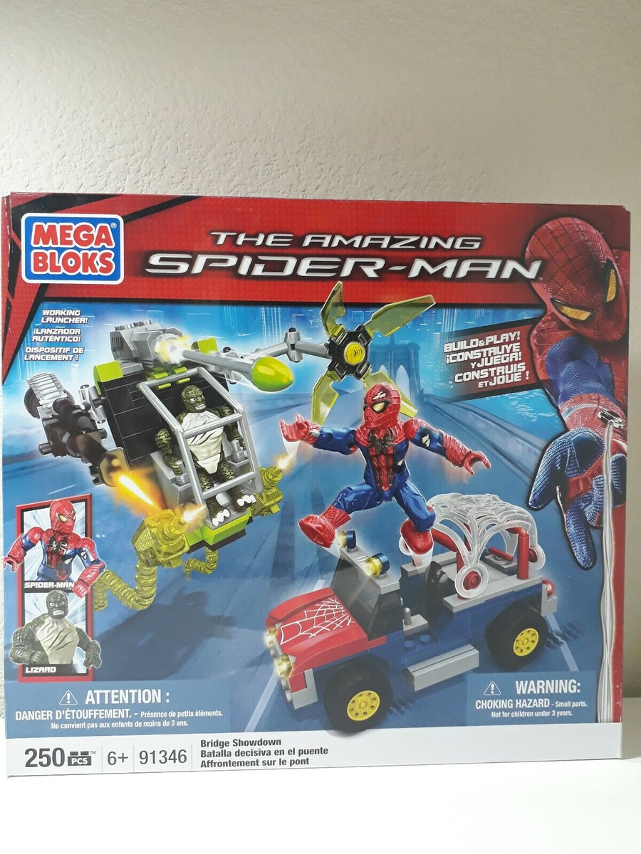 HOT Amazing Spider Man Mega Bloks Bridge Mega Bloks