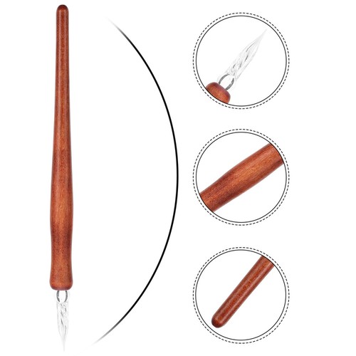 Ink Dip Pens Glass Art Drawing Pen Glass Crystal Dip Pen