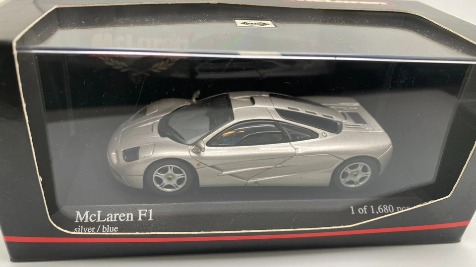 Nuevo Stock Antiguo "Vintage" McLaren F1, Modelo Diecast Escala 1:43, Plateado 530133439 Foto 4 de 4