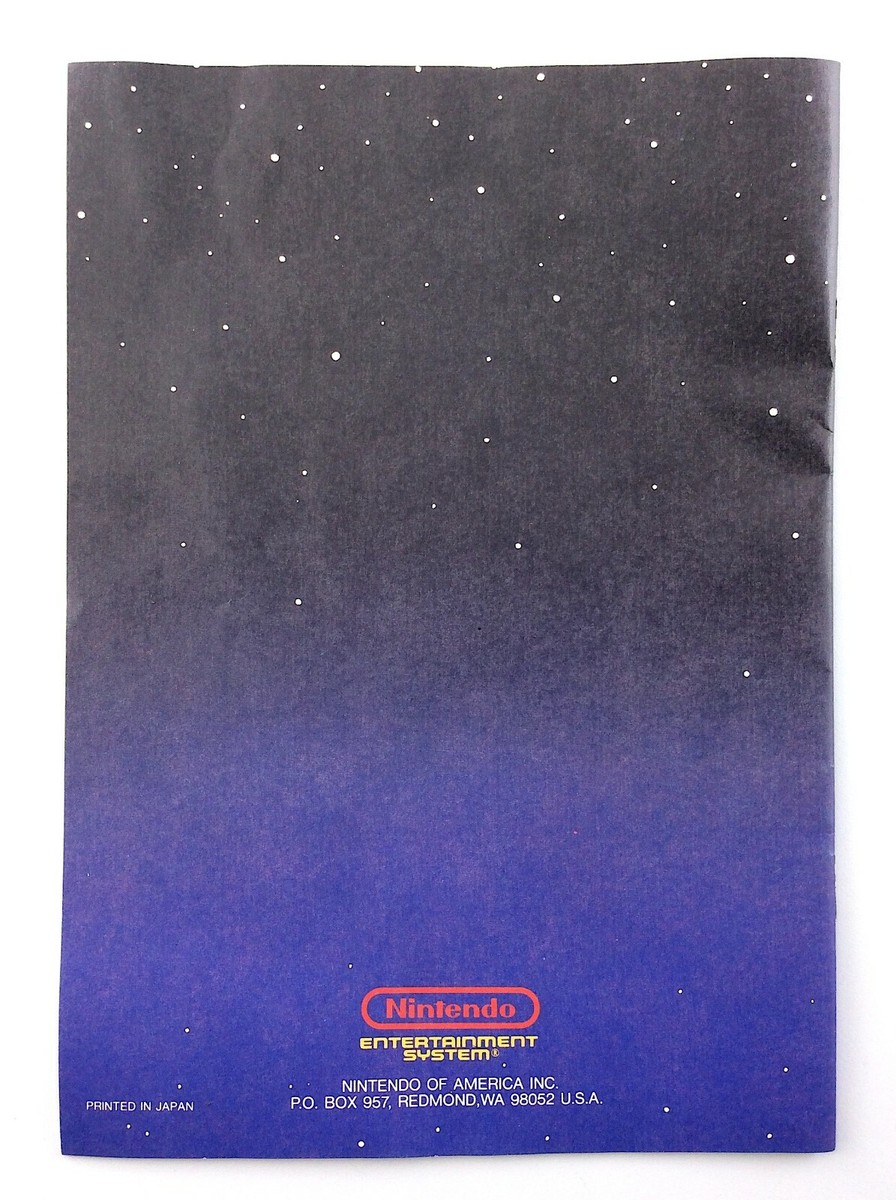 Control Deck NES Nintendo Entertainment System 1988 Instruction