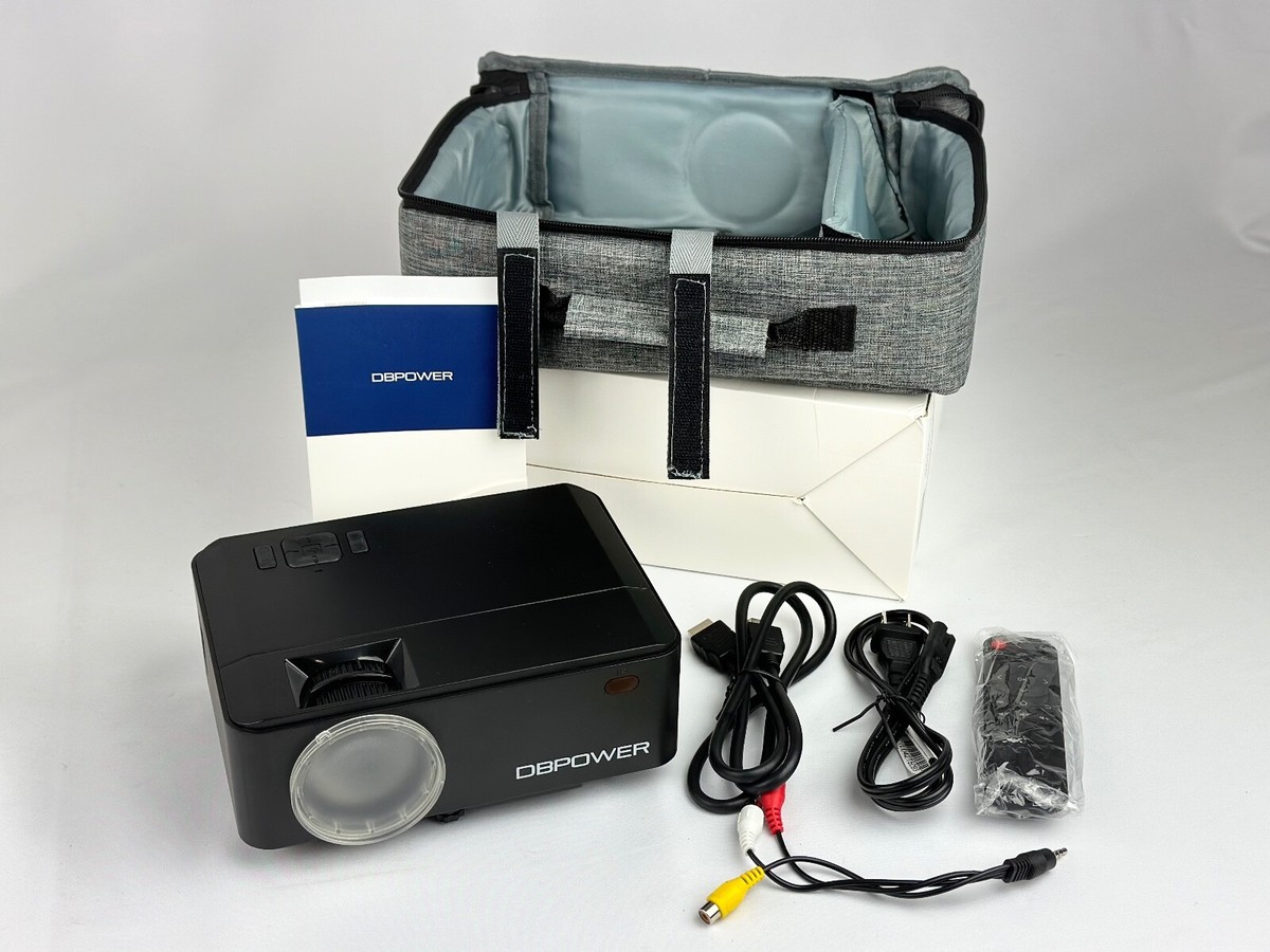 DBPOWER RD-821 mini LCD 1080 video projector iOS/Android sync 