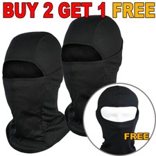 2x Mens Tactical Balaclava Hood Sun UV Protection Full Face Mask With Free Gift