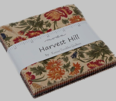 HARVEST HILL 2 Charm Packs Moda quilting Fabric sew Kansas Troubles 9550PP Rare