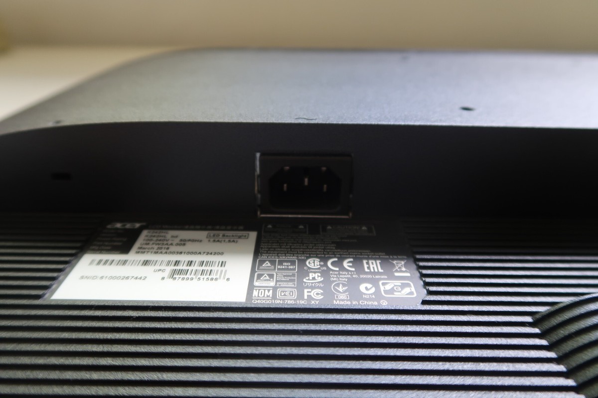 おまけ付き！acer k242HL モニター　美品 Acer K242HL LCD 24 inch Monitor for Parts or Repair | eBay