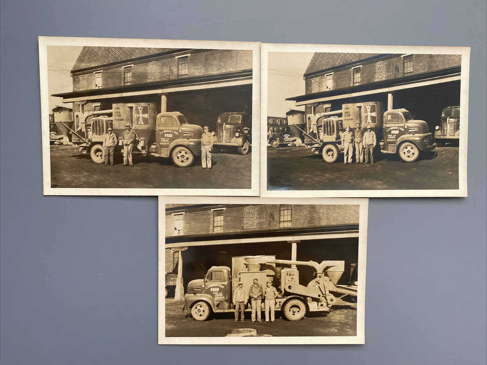 VTG Ephrata Pennsylvania Farmer Photograph Photo Feed Truck Farm Wenger & Sons eBay