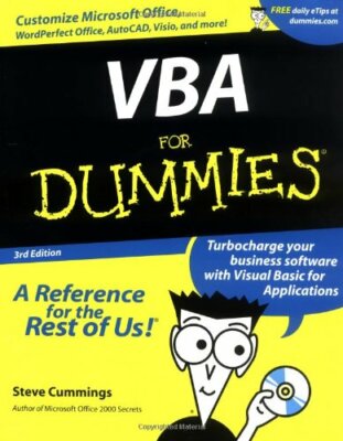 VBA For Dummies (For Dummies (Computer/Tech)) by Cummings, Steve 0764508563