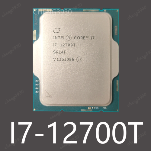 Intel Core i7-12700T 4.6ghz 12 Core 20 Thread LGA-1700 CPU Processor - Picture 1 of 1