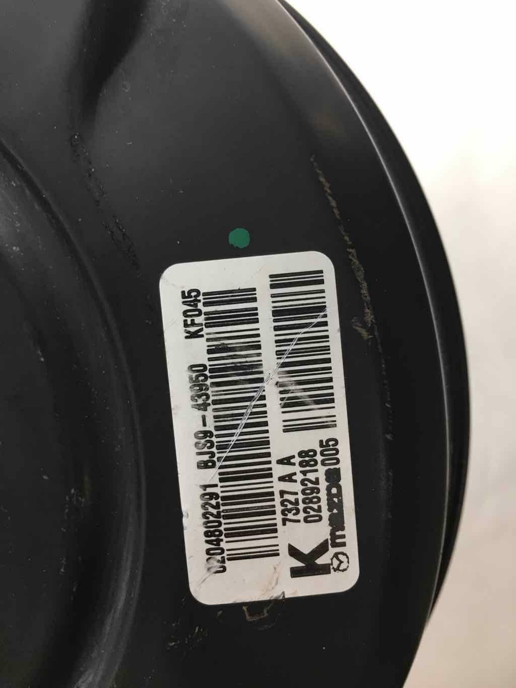 MAZDA3 MAZDA 3 2018 Used Original Power Brake Vacuum Booster 2.0L BJS9