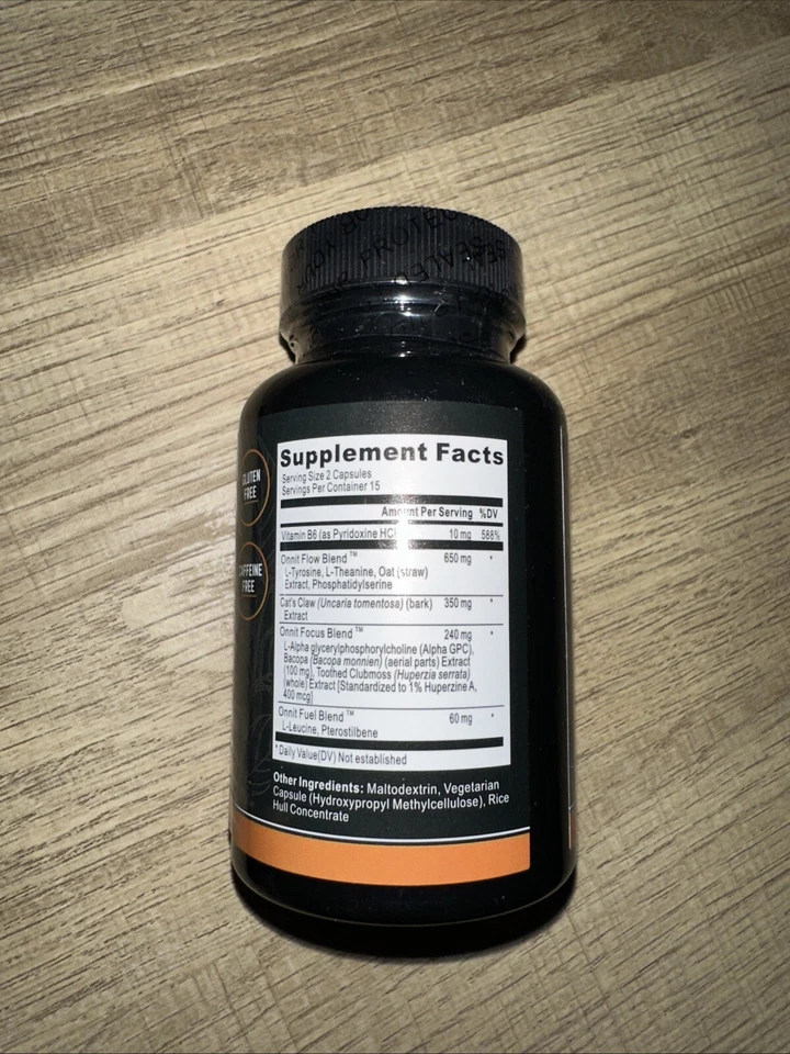 Alpha Brain Memory & Focus Apoyo Cognitivo Diario 30 Paquete de 2 60 CÁPSULAS exp2026 Foto 4 de 4