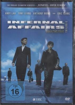 Infernal Affairs Trilogie NEU 3DVDs Andy Lau Tony Leung Anthony Wong Eric Tsang
