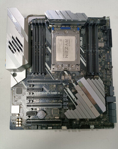 AMD Ryzen Threadripper 2990WX CPU 32 Core + ASUS PRIME X399 AMD Ryzen Threadripper 2990WX CPU 32 Core + ASUS PRIME X399