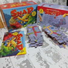SNAP Interlocking Dragon Making Board Family Game by GAMEWRIGHT ~