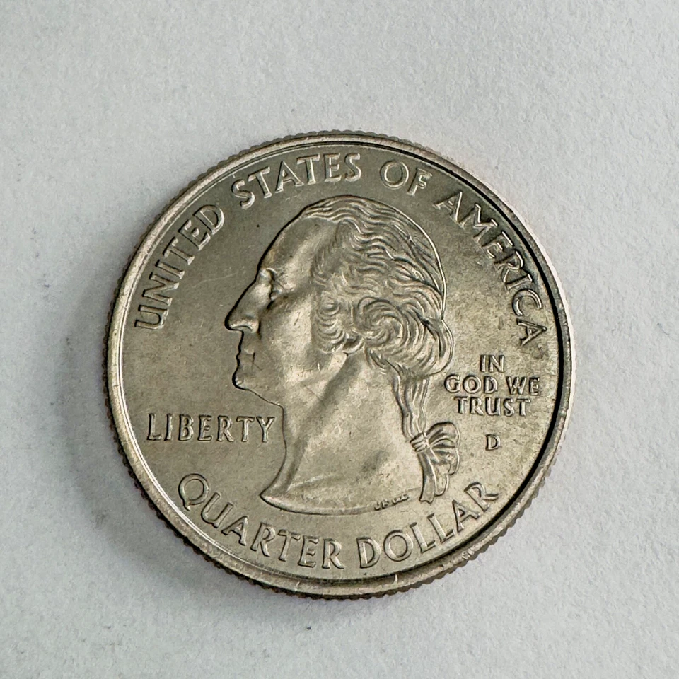 2005 D Brilliant Uncirculated Quarter, Kansas State Buffalo, As Shown - Image 2 of 2