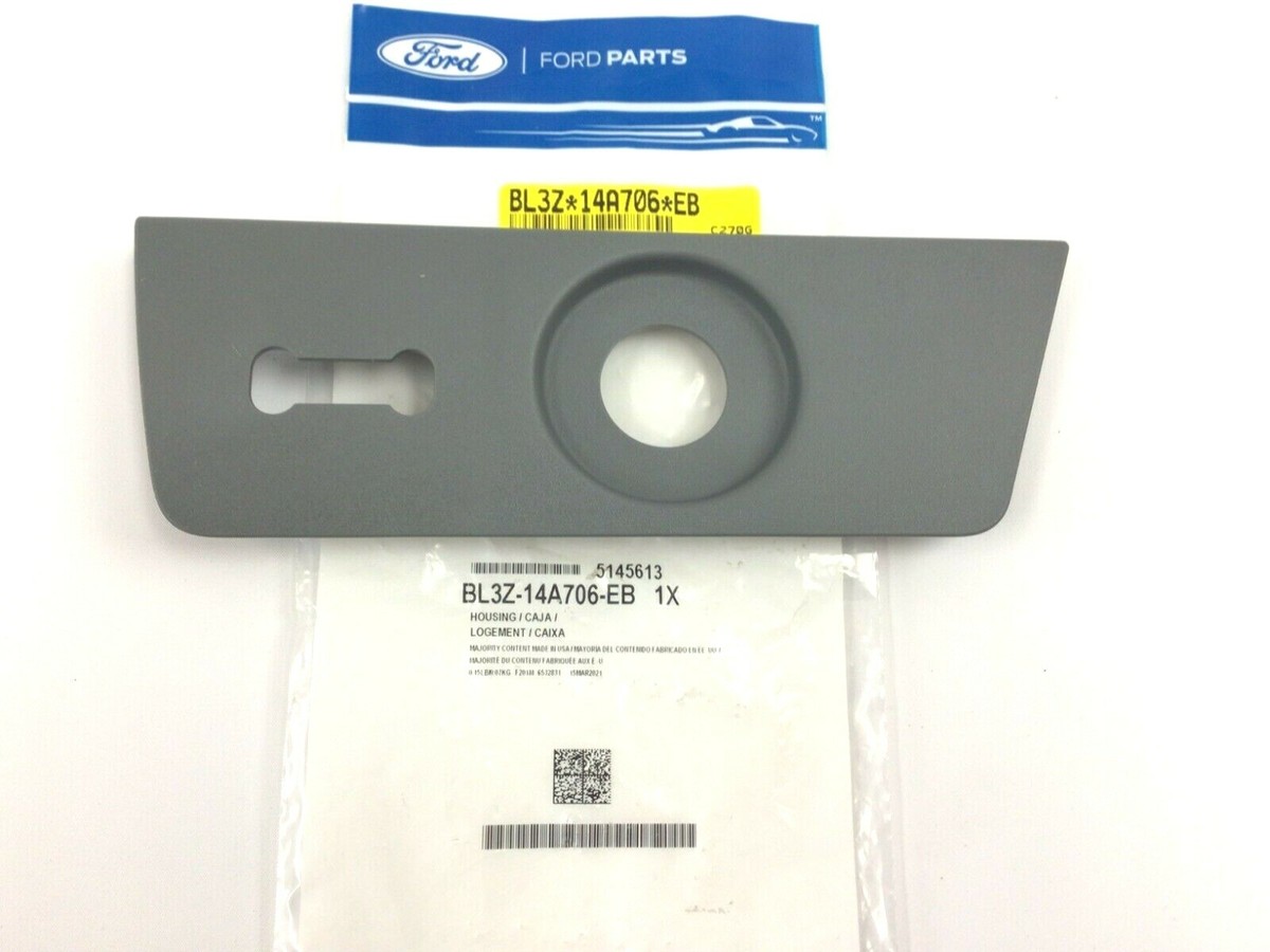OEM Ford F-150 Driver Side Manual Seat Trim Panel - 2011-2014, Steel Gray 6 thumbnail image