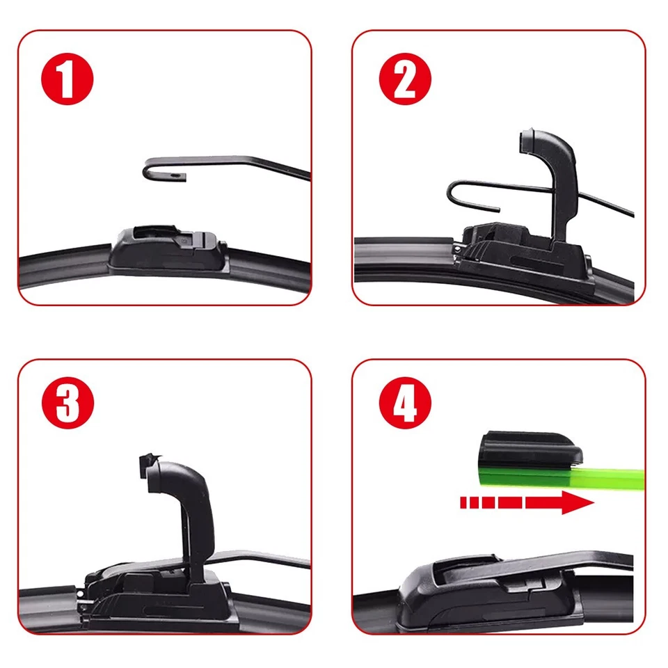 NUEVO LIMPIAPARABRISAS DELANTERO CALIDAD OEM para GMC Jimmy 1995-2001 20"+20" Foto 3 de 3