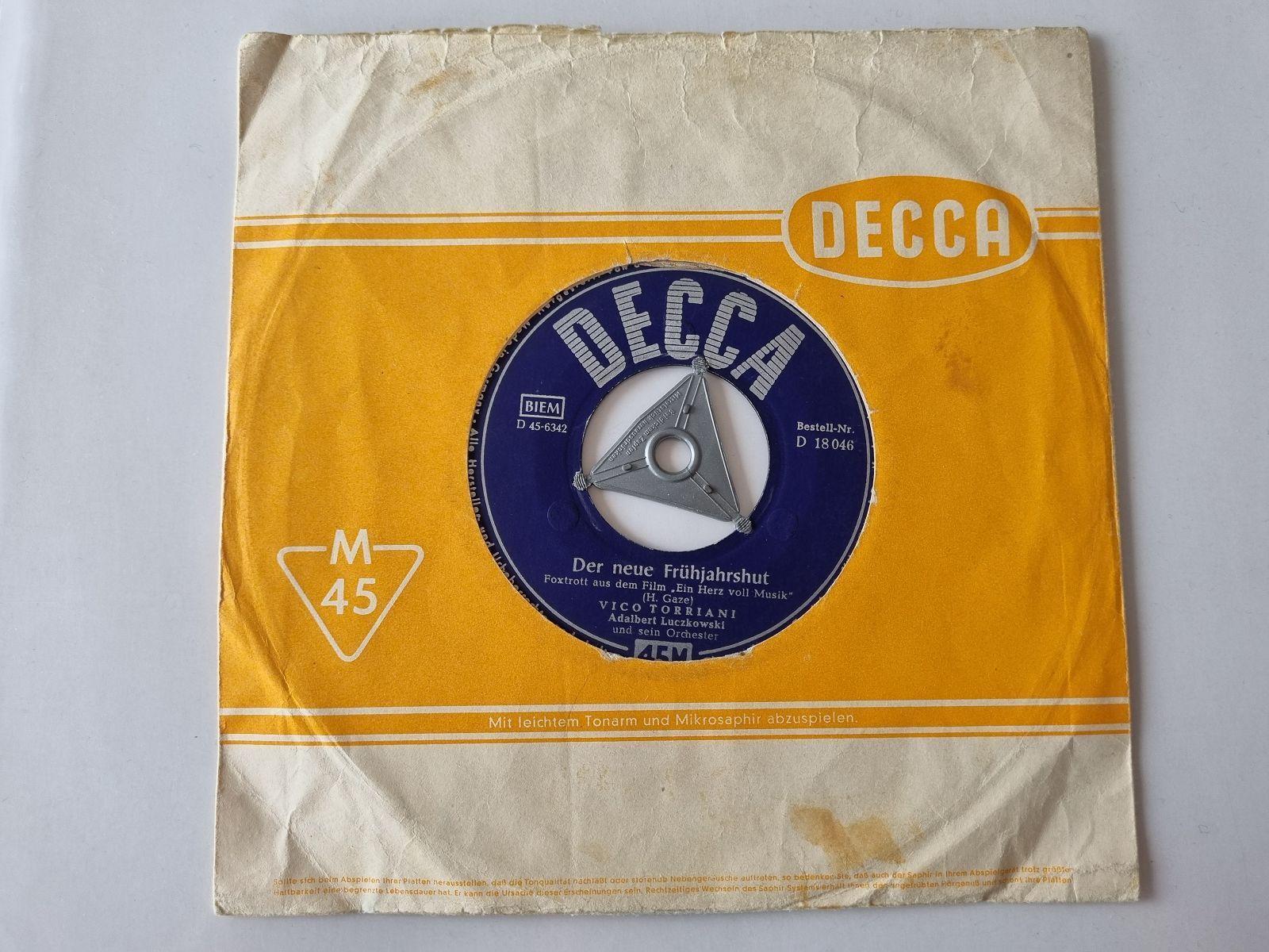 7"" Single Vico Torriani - Der neue Frühjahrshut Vinyl Germany