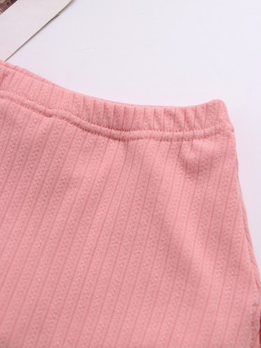 Girls Teamwear School Skort Ribbed Skirts Golf Ribbed Athletic Sides Slit Cozy - Picture 13 of 69