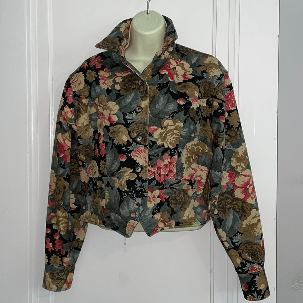 ジャケット・アウター 80s vintage flower denim jeans jacket $_57.JPG?set_id=880000500F