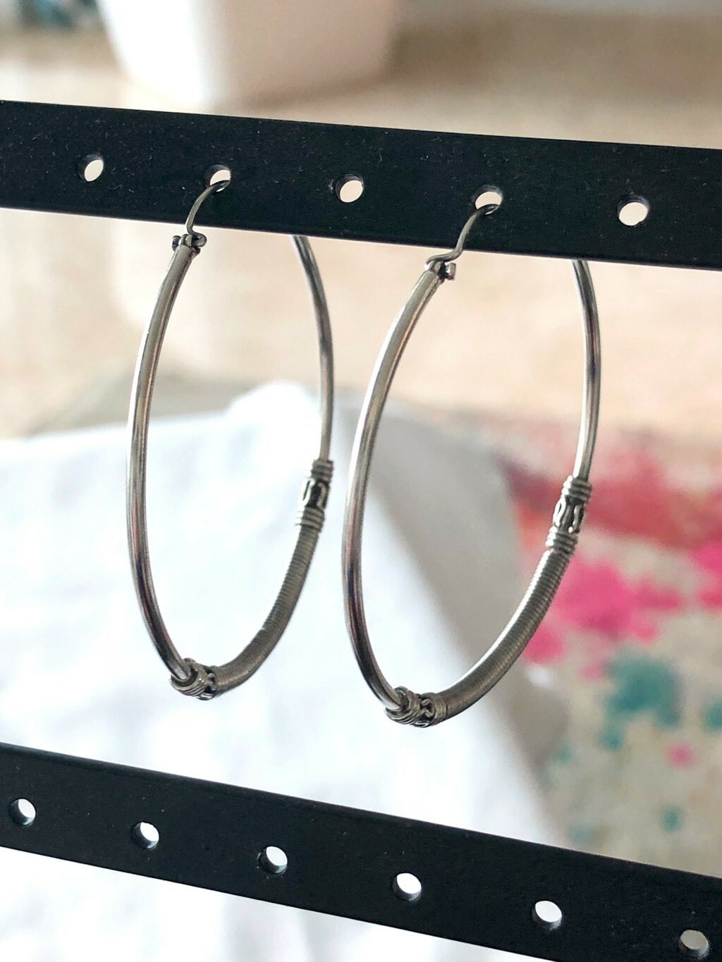 925 Sterling Silver Hoop Earrings – Classic & Elegant-image