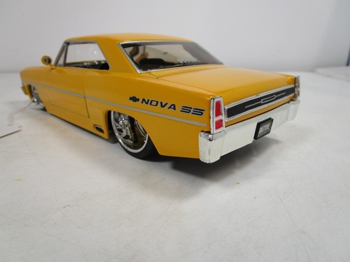 JADA 1/24 BIGTIME MUSCLE YELLOW 1967 CHEVY NOVA SS USED *READ* NO BOX - Bild 6 von 14