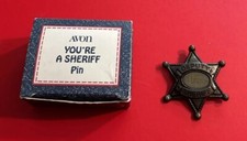 1983 Avon Deputy Sheriff Pin Vintage 1980&rsquo;s 6 Pointed Star Badge Novelty Police