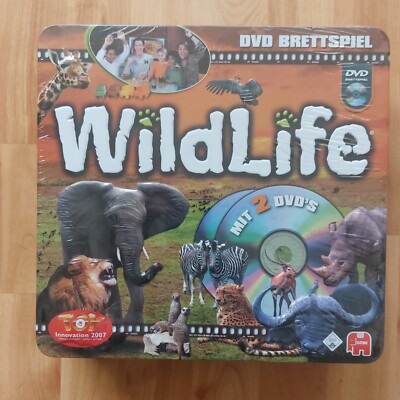 Wildlife - DVD Brettspiel Jumbo 2006 Metallbox Gesellschaftsspiel /R22F14