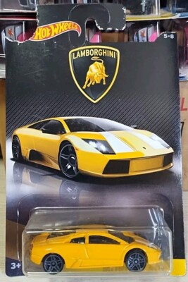 Hot Wheels Lamborghini Murcielago Yellow #5/7 Walmart Exclusive 2016 Very Rare 