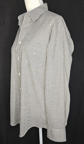 Mili Designs Button up Shirt Small Black White Check Rhinestone Embellished - Picture 3 of 8