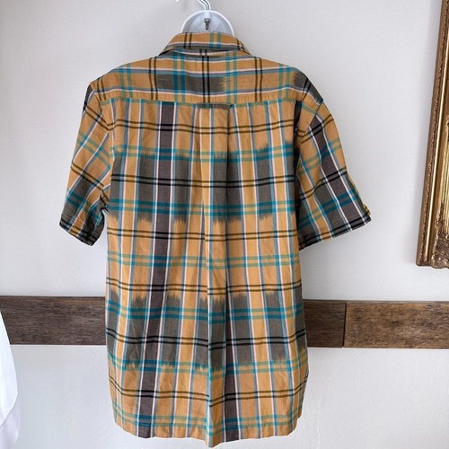 Camicia donna vintage The J. Peterman Company a quadri smock top XL giardinaggio - Foto 4 di 7