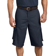 Dickies Shorts Men's Size 42 Navy Blue Loose Fit Cargo Work 13" WR888DN NEW