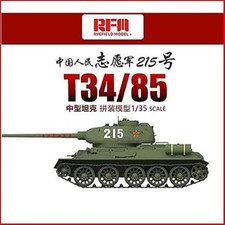 Rye Soviet T-34/85 183 Chinese - Plastic Model Military Tank Kit - 1/35 Scale