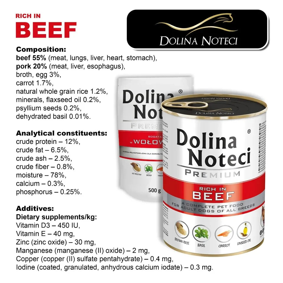 DOLINA NOTECI PREMIUM 3X400g WET DOG FOOD eBay
