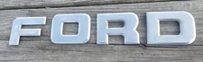 Used Oem 92-96 Ford F150 F250 F350 Xlt Tailgate Trim Panel Insert Letters Emblem