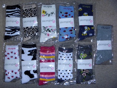 Skimpie transparente Festival Gummistiefel Socken Größe UK 4-8 - neu im Paket