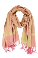Paisley Jacquard Pashmina Shawl Wrap Scarf Stole Pink green