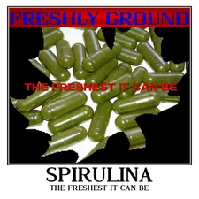 SPIRULINA Algae Beta Carotene B Complex Fresh Up To 70% Protein 100 V Capsules