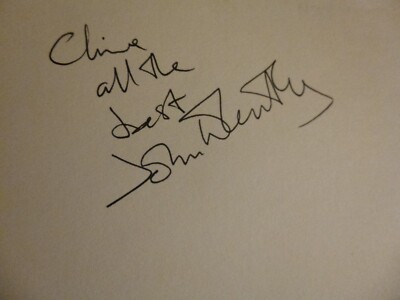 Fallen Hero Coronation Street Nanny Shackleton JOHN WHEATLEY handsignierte Karte