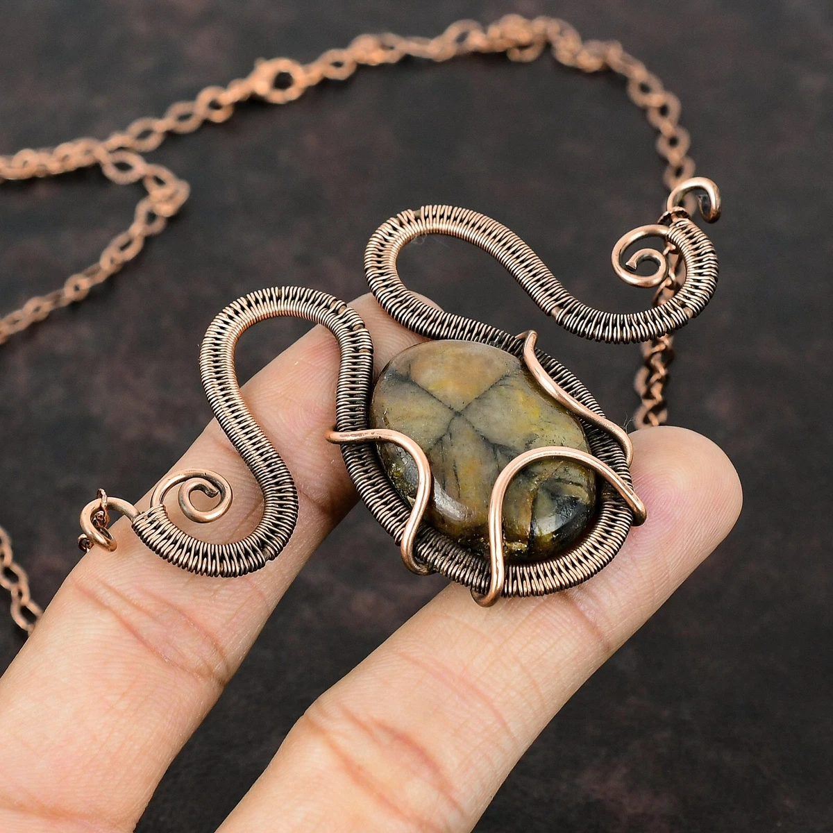 Chiastolite pendant hotsell