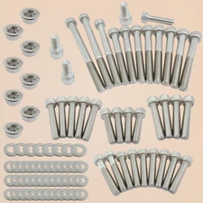 Polished Stainless Engine Bolt Screw Kit for Yamaha Blaster 200 YFS200 1988-2006