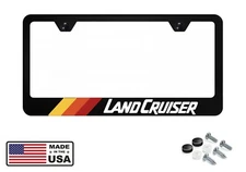 Vintage Toyota Land Cruiser Retro Style License Plate Frame TRD Off Road 4x4