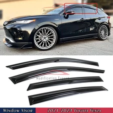 For 2021-2024 Toyota Venza JDM 3D Mugen Style Window Visors Rain Guard Deflector