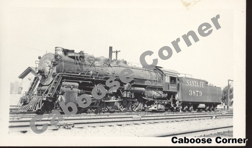 Santa Fe Railroad 3879 2 10 2 Victorville 1949 B W Photo 2450 EBay