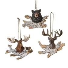 Wildlife Animal Head Ornament