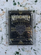 Theory11 National Playing Cards Premium Black Original Edition Poker Magic